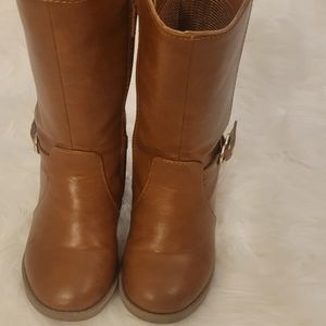 Children's place - girl toddler brown boots - Size 7